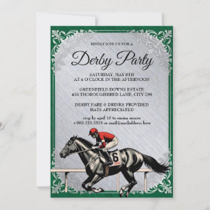 Derby Horse Racing Party Invitation 2026