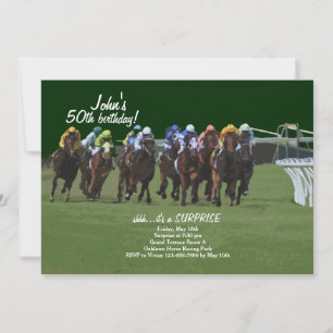 Derby Inspiration Horse Racing Invitation