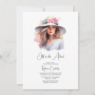 Derby-Inspired "Off to the Altar" Bridal Shower Invitation