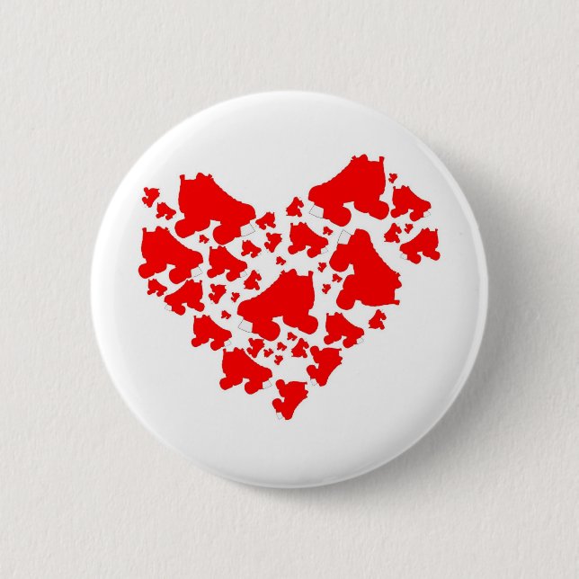 Derby Love 6 Cm Round Badge (Front)