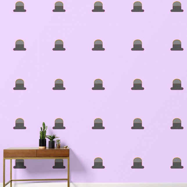 Derby On Lavender Wallpaper (Hallway)