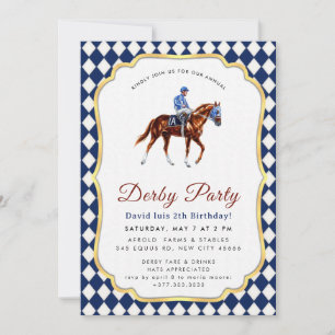 Derby Party Invitation