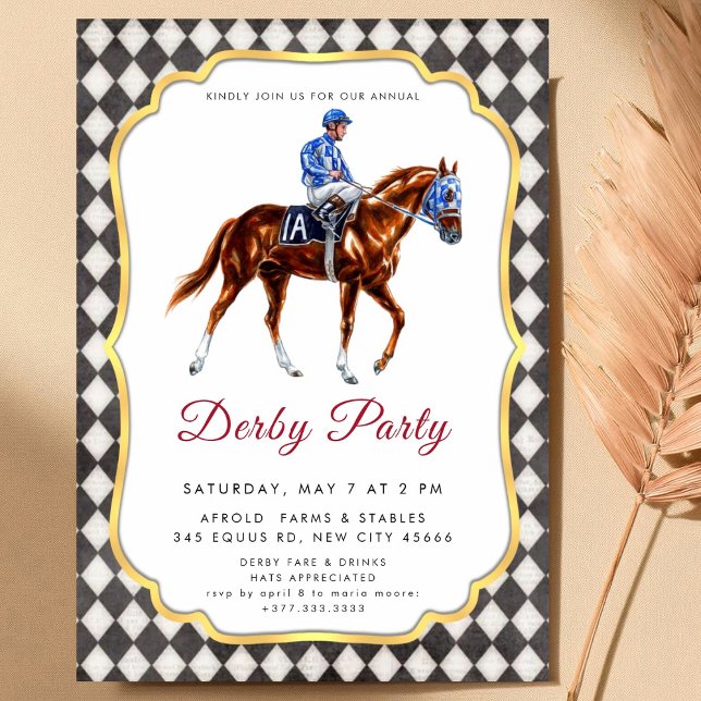 Derby Party Invitation (Creator Uploaded)