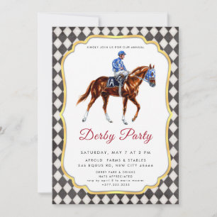 Derby Party Invitation