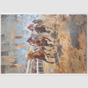 Derby Race Churchill Decoupage Tissue Paper