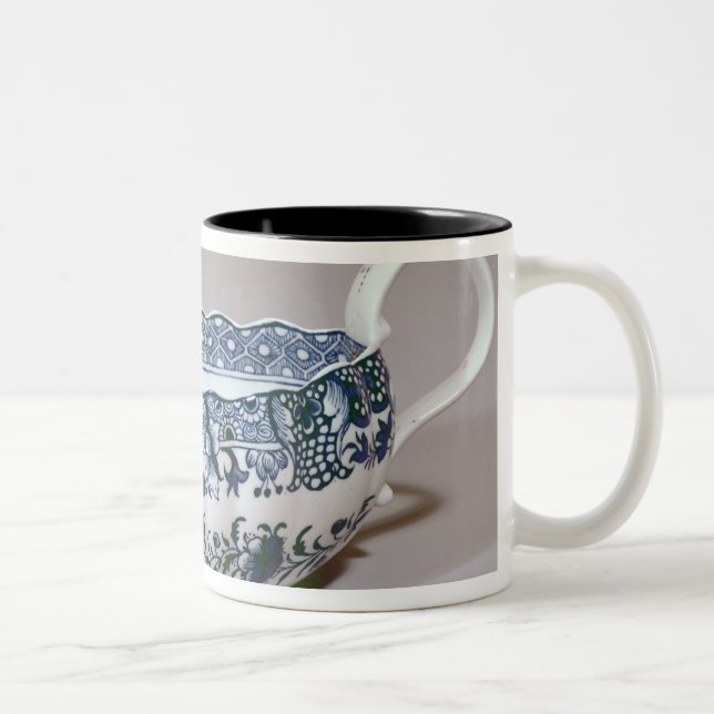 Derby sauceboat, c.1765 Two-Tone coffee mug (Right)