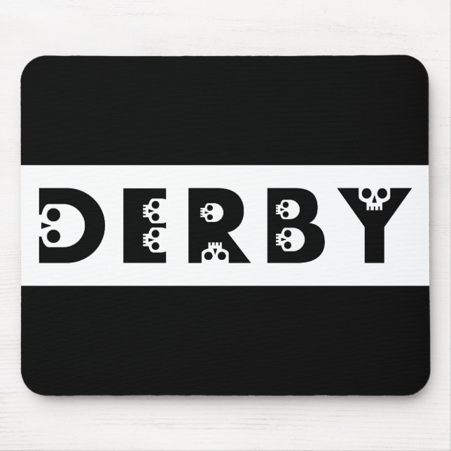 derby : skullphabet mouse pad (Front)