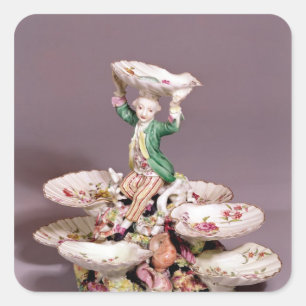 Derby table centrepiece, 1760-65 square sticker
