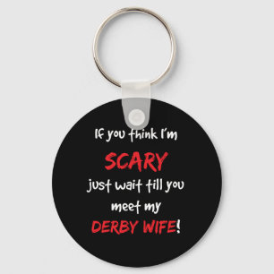 Derby Wife Key Ring