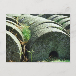 DERBYSHIRE MILLSTONES POSTCARD