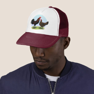 Derbyshire Redcap Fowl Trucker Hat