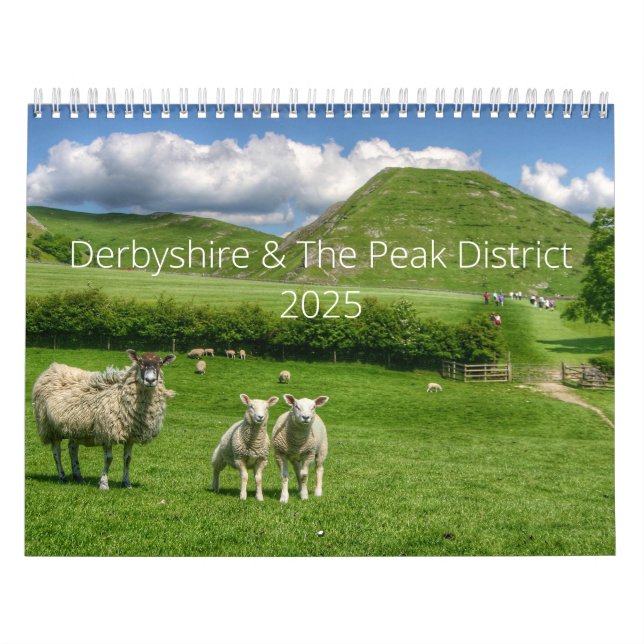 Derbyshire & The Peak District Calendar (Cover)