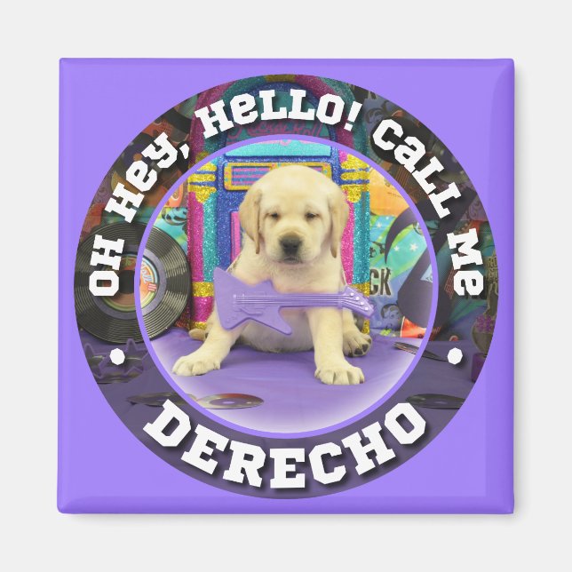 Derecho Name magnet (Front)