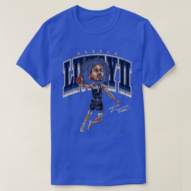 Dereck Lively II Dallas toon TShirt (Design Front)
