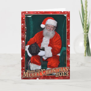 Derek and Santa 2013 Holiday Card