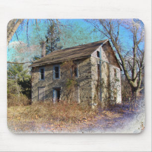 Derelict Farmhouse on Upper Ridge Road Mouse Pad
