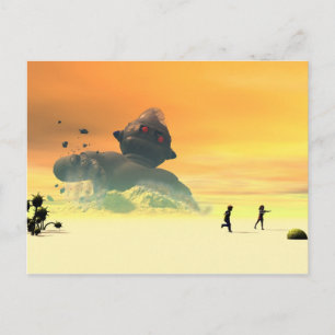 Derelict Robot Revival Postcard