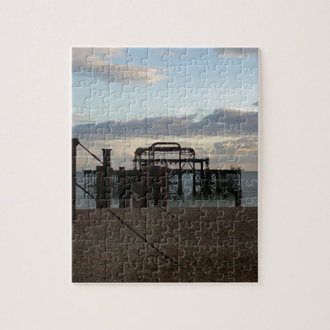 Derelict West Pier Brighton England Jigsaw Puzzle (Vertical)