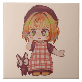 Deretjie Chibi  Ceramic Tile
