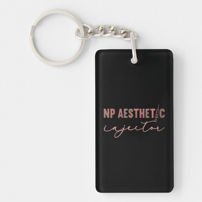 Derm Nurse PA NP Aesthetics Injector botox Key Ring (Front)