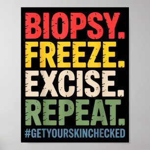 Dermatologist Art For Men Women Dermatology Dermat Poster