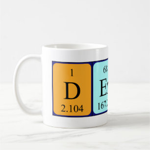 Dermot periodic table name mug