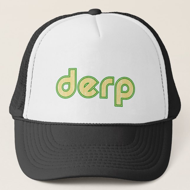 Derp 1 trucker hat (Front)
