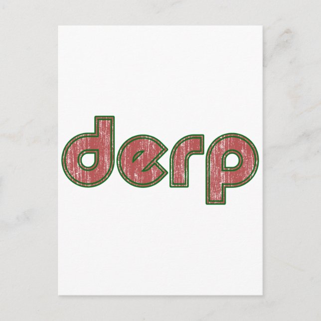 Derp 4 postcard (Front)