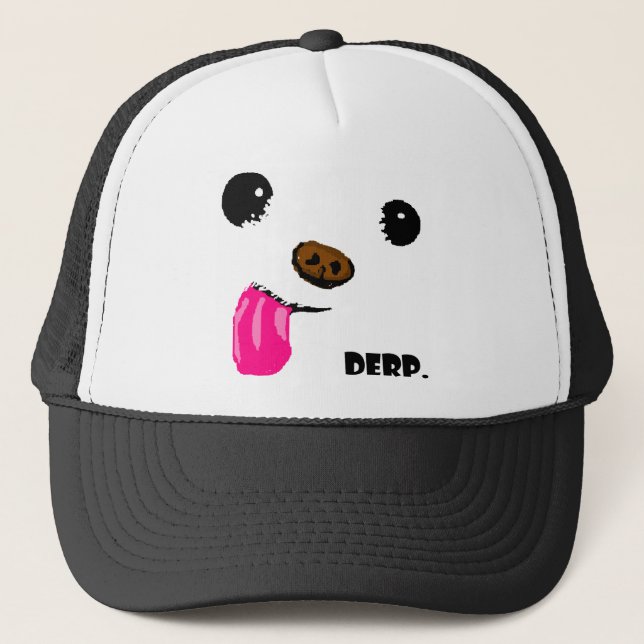 Derp Dog Trucker Hat (Front)