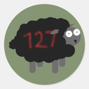 Derp Sheep Classic Round Sticker