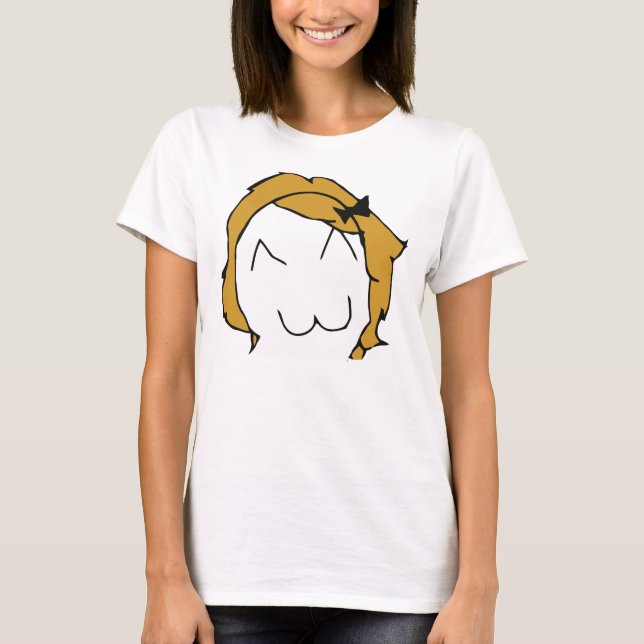 Derpina (Kitteh Smile) - Spaghetti T-Shirt (Front)