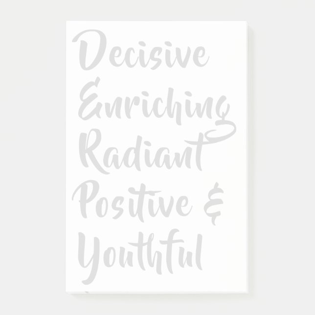 DERPY - A lifestyle. Post-it Notes (Front)