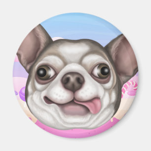 Derpy Chihuahua Magnet