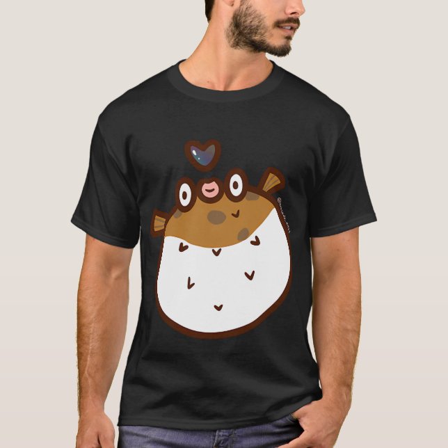 Derpy puffer fish T-Shirt (Front)