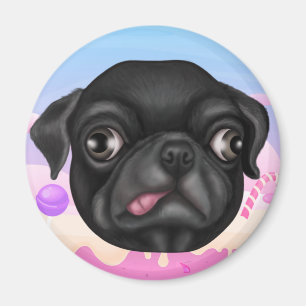 Derpy Pug Magnet