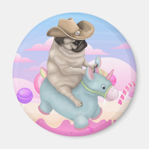 Derpy Pug Magnet