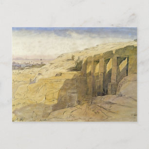 Derr, Egypt, 1867 (w/c on paper) Postcard