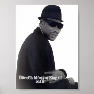 Derrick Morgan pork pie poster