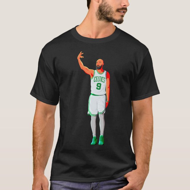 Derrick White - Boston Celtics Basketball T-Shirt (Front)