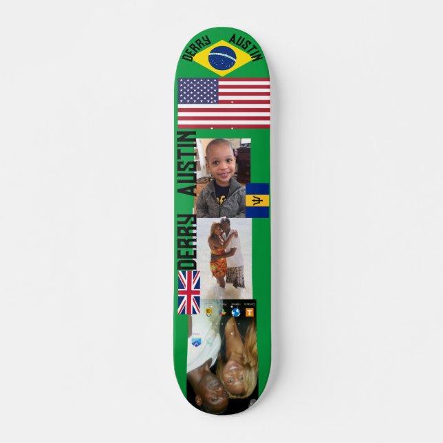 DERRY AUSTIN 7 3/4" Skateboard Deck (Front)