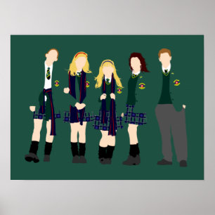 Derry Girls minamilist art Poster