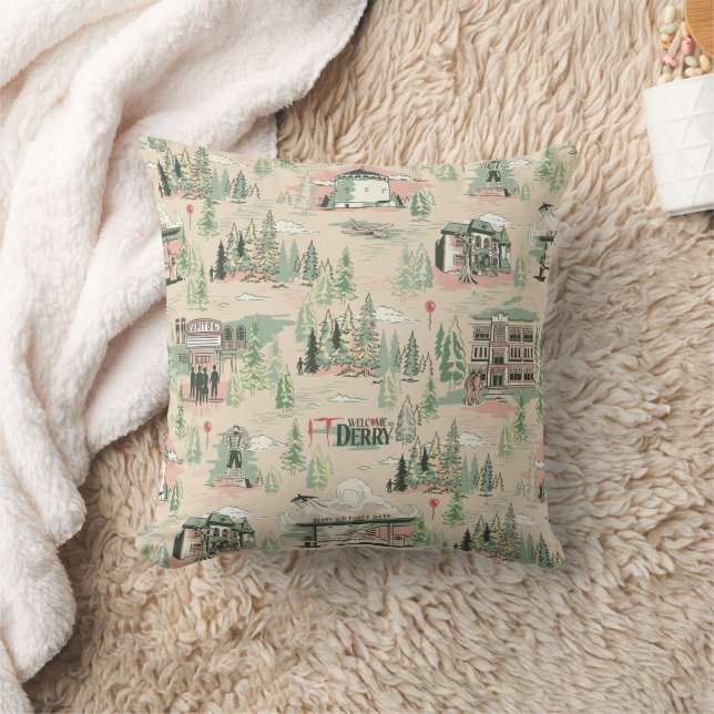 Derry Locations Pattern Cushion (Blanket)