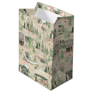 Derry Locations Pattern Medium Gift Bag
