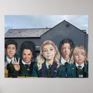 Derry/Londonderry Northern Ireland Derry Girls Poster