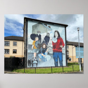 Derry/Londonderry Northern Ireland The Troubles Poster