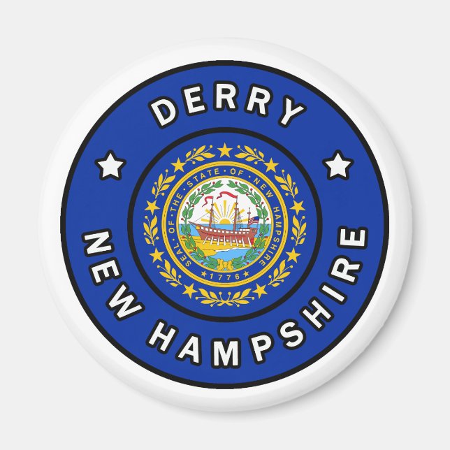 Derry New Hampshire Magnet (Front)