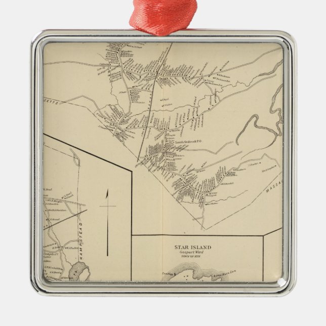 Derry, Seabrook, Rye Metal Ornament (Front)