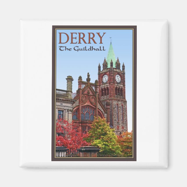 Derry - The Guildhall Magnet (Front)