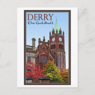 Derry - The Guildhall Postcard