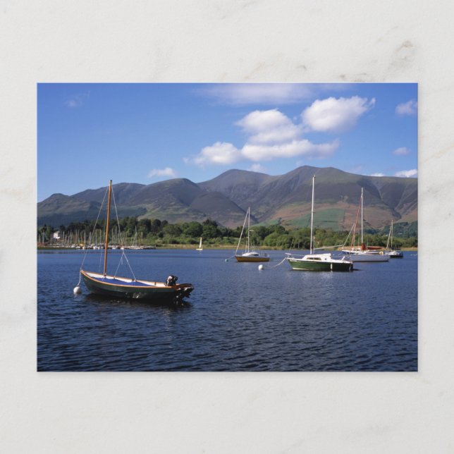Derwent Water and Skiddaw Postcard (Front)